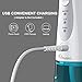 Ovonni Portable Water Flosser Cordless Oral Irrigator Electric USB Rechargeable Dental Care with 3 Modes and 200ML Water Tank IPX7 Waterproof Teeth Cleaner with 4 Jet Tips Replacement and Storage Bag