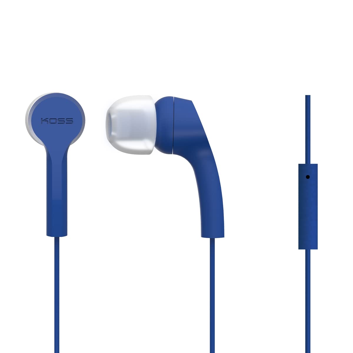 Koss KEB 9i In Ear Headphone for iPhone/iPad/iPod/MP3 Players/Samsung/Smartphones - Blue