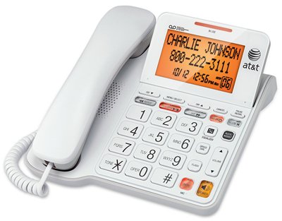 At&T Corded Phone Big Button With Digital Answering System