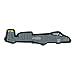 BASTION Tactical Combat Badge PVC Morale Patch Hook and Loop Patch - A-10 Jet Plane (Gray)