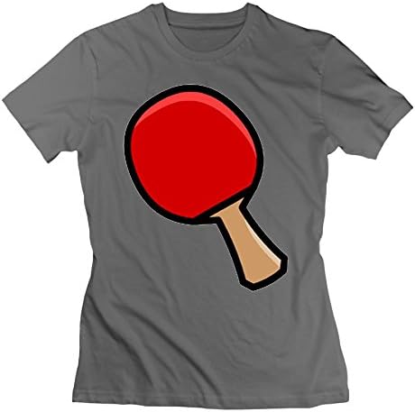Tongling Women's Cotton Ping Pong1 Short Sleeve Tees T-Shirts XL DeepHeather