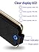 iPhone X /8/8p/ 7/7p/6/6s/Ipad mini 2/3/4 Thor -Mini Portable Power Banks Battery Case 3000mAh , Portable Charging Case for iPhone 7/7p/6/6s Extended Battery Pack / Lightning Cable Input Mode-(Black)