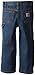 Carhartt Little Boys' Washed Denim Dungaree Jeans, Worn In Blue, 4