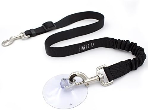 ZDD-Dog Leash 3ft Perfect fit for Bathing,Training ,Feeding &amp;Freshening Detachable Suction Cup Retractable Design