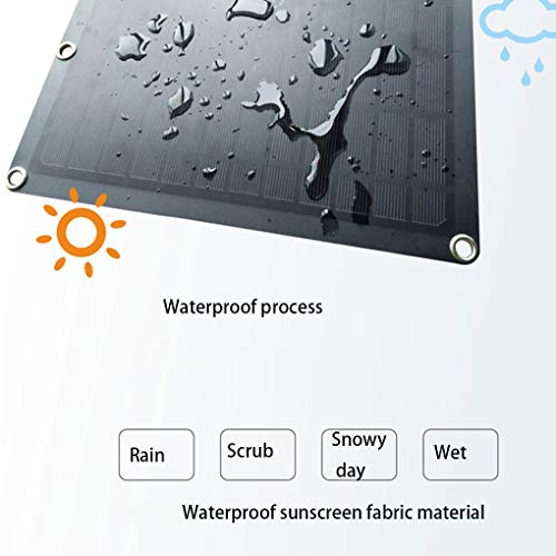 image for Wrea 5W 5V 1A Solar Panel Mobile Phone Power Bank Outdoor Charge Table
