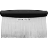 Stainless Steel Dough Scraper Chopper - Utopia Kitchen