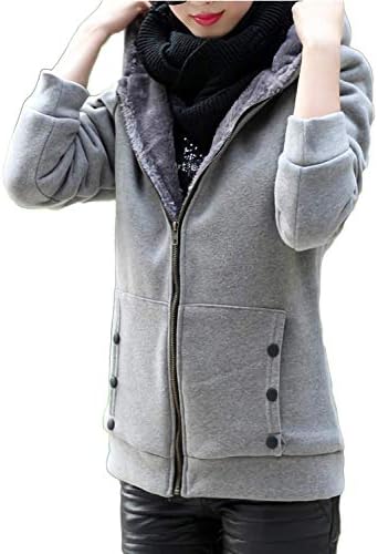 [アズルテ] 裏起毛 パーカー レディース 長袖 アウター フード付 スウェット M～XL