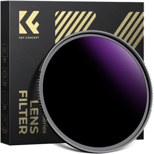 K&F Concept 77mm ND100000 Sonnenfinsternisfilter Fester ND Filter Graufilter für Himmelsereignisfotografie (16,6 Blendenstufen)