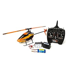 Blade 230 S V2 RTF RC Helicopter: Brushless Electric CP Heli | 2.4GHz DXe Tx/Rx Radio System with Safe Tech | 800mAh 3S Li-Po Battery and Charger, (Orange)