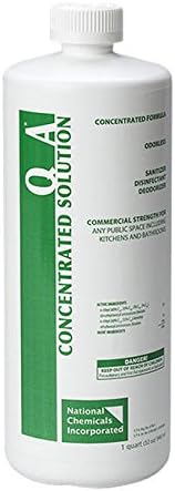 National Chemicals 11012 QA Liquid Concentrate Disinfectant (SET OF 1 PER CASE)