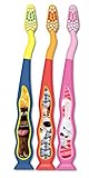 Firefly Secret Life of Pets Ziggly Toothbrushes with Suction Cups 3CT, (Pack of 6)