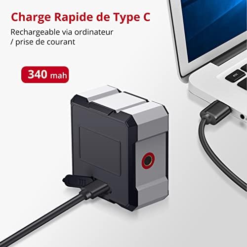 Inclinomètre Numérique Laser 4×90° Magnétique Rechargeable （Rouge）