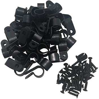 Cable Clamp R-Type Cable Clip Wire Clamp 1/2