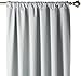 AmazonBasics Room Darkening Blackout Curtain Set with Tie Backs - 52