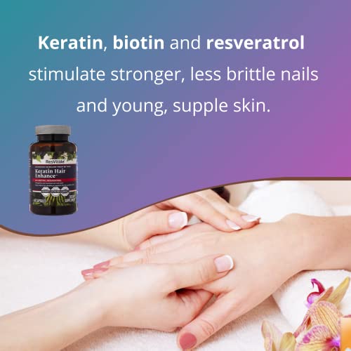 ResVitale Keratin Hair Enhance Hydrolyzed Keratin Complex for Hair