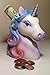 Fantasy Gifts Unicorn Bank, 6 x 5 x 4 inches, Multicolor