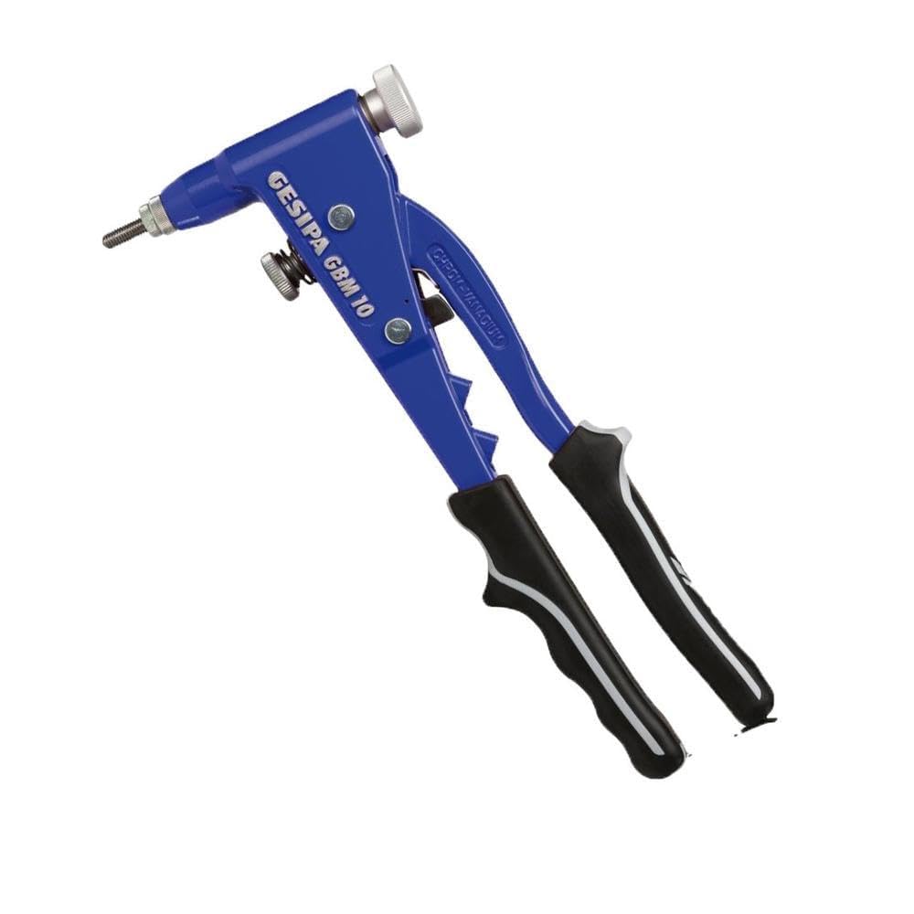 Gesipa 1434761 "GBM 10" Blind Rivet Nut Hand Tool, Blue/Black