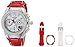 Technomarine Women's 'Cruise' Quartz Stainless Steel and Leather Casual Watch, Color:red (Model: TM-117001)