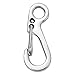 Michael Josh EDC Emergency Keyring Keychain Clips Bulk Pack(Silver)
