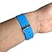 RFID Bracelet 13.56MHZ M1 1K chip,Adjustable Size Waterproof use for Swimming Pool (Pack of 5) (Blue)