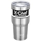 X Chef Stainless Steel Double Wall Vaccum Tumbler 30 oz