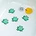 SlipX Solutions Adhesive Bath Treads, Frog Tub Tattoos, Non-Slip Traction to Bathtubs, Showers & Other Slippery Spots (Kid Friendly, 5 Pieces, Reliable Grip)