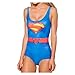 Sexy Bikini Piece Swimsuit Superman Cape Suit