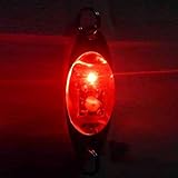 Leezo Stylish Fish Attractors New Shape Underwater Deep Drop Fishing Fish Lure Light Flashing Lamp LED red