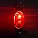 Leezo Stylish Fish Attractors New Shape Underwater Deep Drop Fishing Fish Lure Light Flashing Lamp LED red