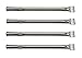 Hongso 15 15/16" Tube Burners Replacement for Charbroil 463246909, 463246910, 463247109, 463247209 Grill, Stainless Steel, G515-2200-W1, G501-0008-W1, 4-Pack, SBD721 primary
