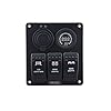 IZTOSSS-Red-led-3-gang-DC12V24V-Red-switch-panel-with-led-power-socket-42A-dual-USB-voltmeter-and-wiring-kits IZTOSSS-Red-led-3-gang-DC12V24V-Red-switch-panel-with-led-power-socket-42A-dual-USB-voltmeter-and-wiring-kits