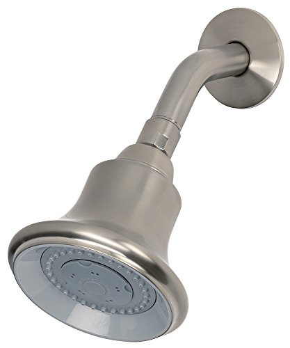 Homewerks 904-40BNAD Antique Style Showerhead with Shower Arm and Escutcheon, B…