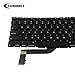 SUNMALL Replacement Keyboard Without Backlit and Frame Compatible with Apple MacBook Pro A1502 13