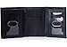alpine swiss Men's Wallet RFID Blocking Extra Capacity Multi Card Trifold Black, Black, One Size