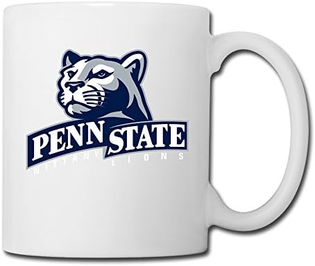 White Penn State Nittany Lions Sab04Fl Ceramic Coffee Cup 11oz Unisex Printed On Both Sides