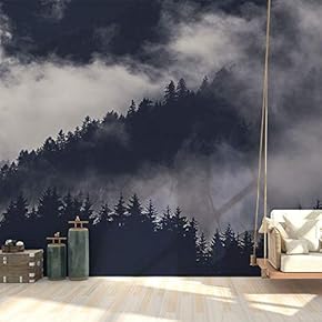 Wall Mural Forest Removable Wallpaper Wall Sticker for Bedroom Living Room - 66x96 inches