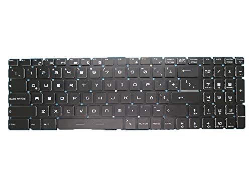 GAOCHENG Laptop Crystal Keycap Backlit Keyboard for MSI CR62 2M 6M 6ML 7ML CX62 2QD 6QD 6QL 7QL GE62