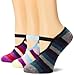 Muk Luks Women's Striped Buttercreme Maryjane with Aloe 3 Pair Pack , Multi, One Size