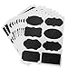 Wewdigi. UNI-FAM Mason Jars Labels, 80 Chalkboard Stickers - Canisters Labels - Chalk Makers Erasable