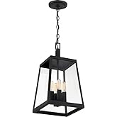 NUVO 60/6584 Halifax 4 Light Hanging Lantern,Matte Black