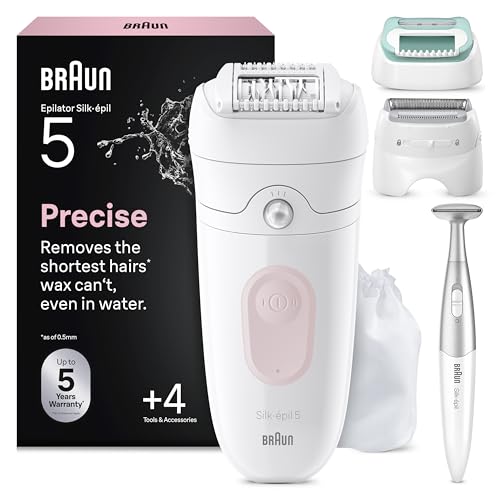 Braun Silk·epil 5 Epilator for Women, 5-251, Flamingo Pink
