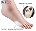 Dr.Foot Tailor's Bunion Pads -4 Pieces- Bunions Treatment-Toe Protector - Tailors Bunion Pain Relief - Two Sizes (Small)