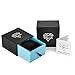 14K Solid White Gold Round Cut Cubic Zirconia Stud Earrings | .50 to 4.0 CTW | Screw Back Posts | With Gift Box