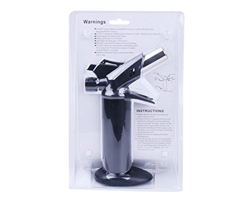 Culinary Butane Torch - Cooking Kitchen Blow Torch - DIY Chefs Torch for Creme Brulee - Searing, Glazing, Roasting, Soldering, Light Welding or Brazing - Professional Quality Home Cooking or Repairs