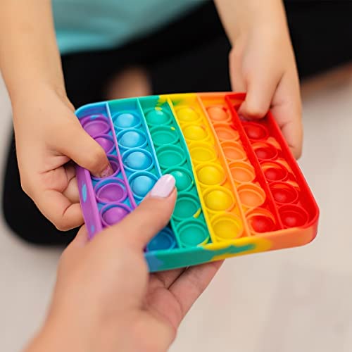 SoulLife 12 Pack Push Pop Fidget Sensory Toy Stocking Stuffers for Kids,Multipack Pop Its Bulk