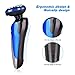 (Updated Version) Electric Shaver for Men, Homeasy Men Electric Razor Rotary Beard Trimmer Nose Hair Trimmer Face Cleaning Brush Waterproof Wet and Dry 4 In 1 Shaving Machine USB Charged