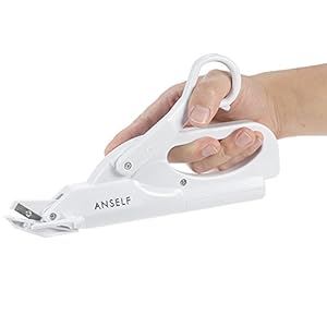 Anself Multipurpose Battery Operated Handheld One Size Electric Scissors