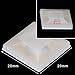 eBoot 100 Pack Self Adhesive Cable Tie Base Holders, 20 mm x 20 mm x 4 mm, White