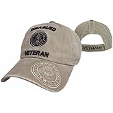 Trade Winds US Army Disabled Veteran Subdued Khaki Cotton Embroidered Cap Hat Licensed