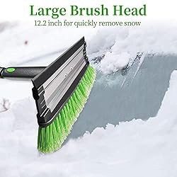SEAAES 51 Inch Ice Scraper and Snow Brush with